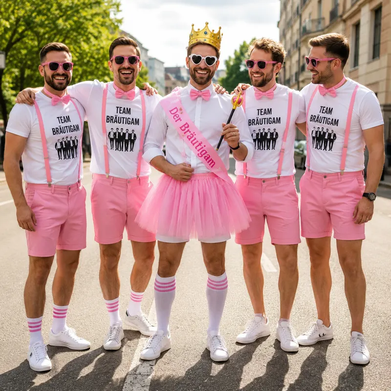Die besten JGA-Kostüme für den Bräutigam und seine Crew